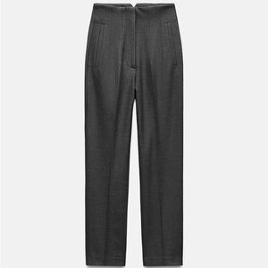 Zara Grey High Waisted Pants